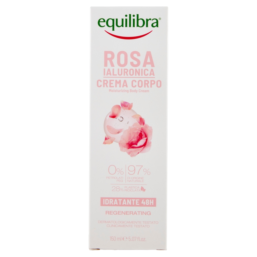 equilibra Rosa Ialuronica Crema Corpo Idratante 48H 150 ml
